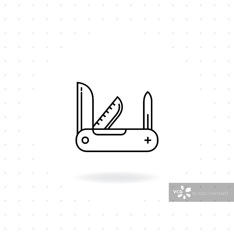 袖珍刀图标图片素材