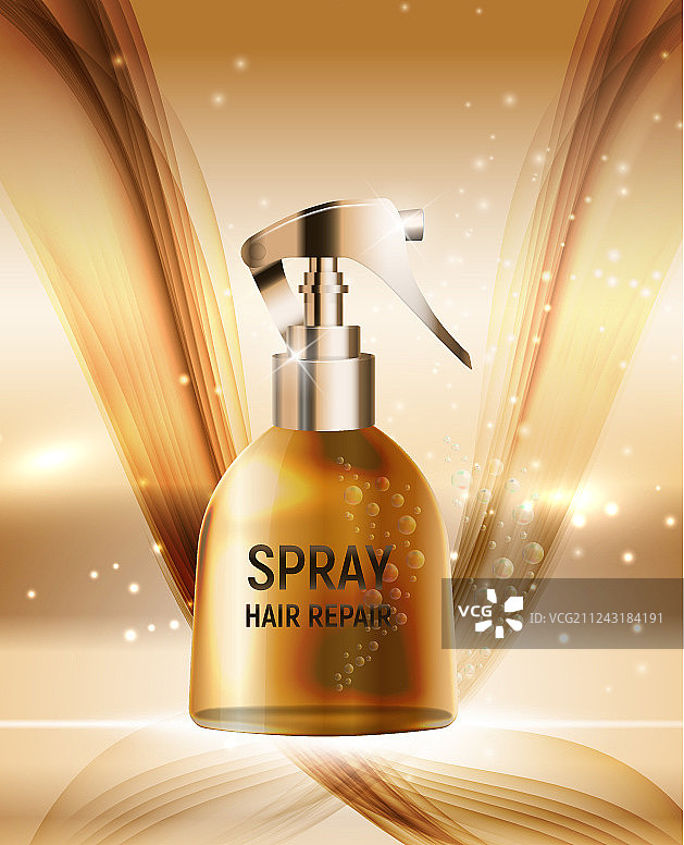 护发喷雾化妆品产品设计图片素材