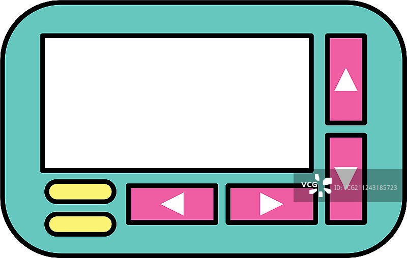 复古科技紧急呼叫寻呼机图片素材