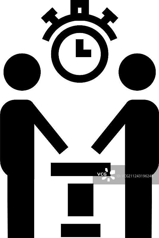 政治辩论图标（简约风格）图片素材