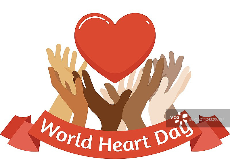 手与心形图片素材