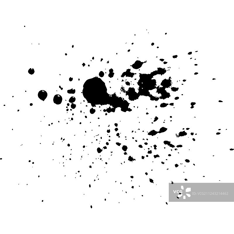 黑色墨水油漆爆炸飞溅艺术封面图片素材
