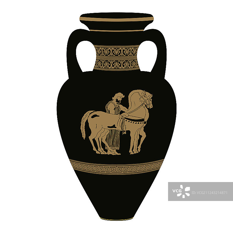 希腊花瓶图片素材
