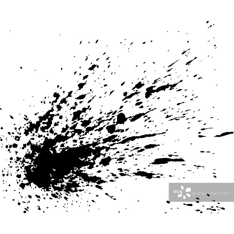 黑色墨水油漆爆炸飞溅艺术封面图片素材