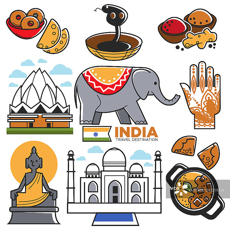 印度旅游文化之旅图片素材