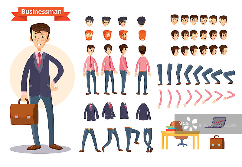 卡通形象创作素材图片素材