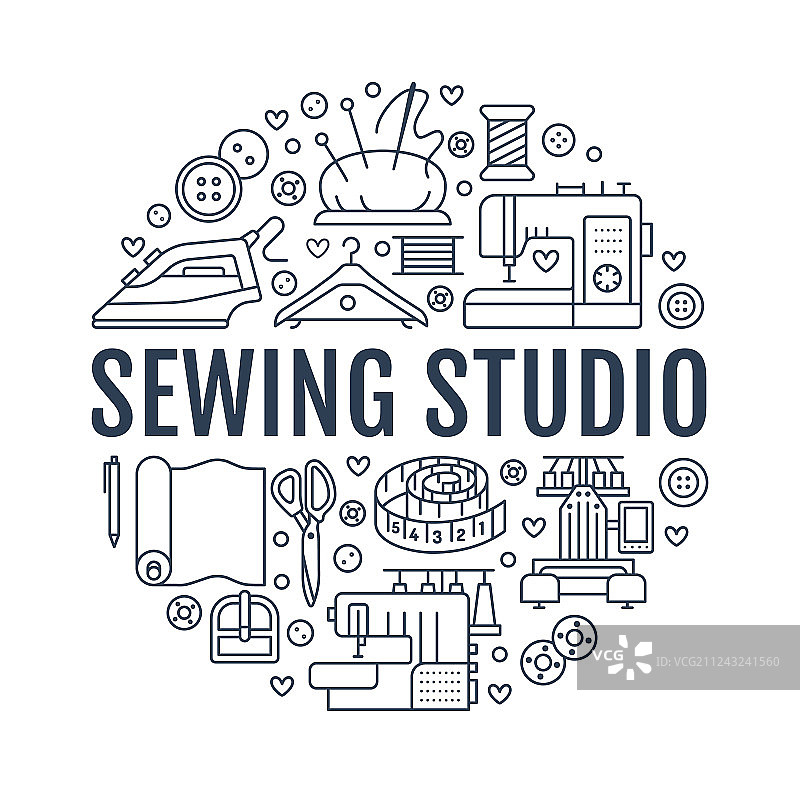 缝纫设备手工制作工作室用品banner图片素材