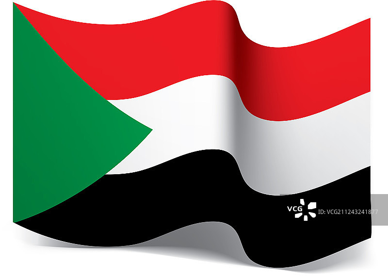 苏丹国旗图片素材
