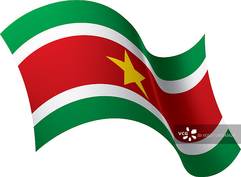 苏里南国旗图片素材