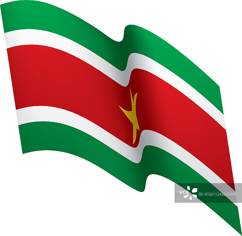 苏里南国旗图片素材