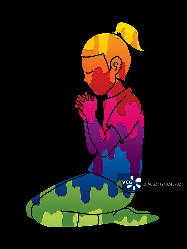 基督教祈祷图片素材