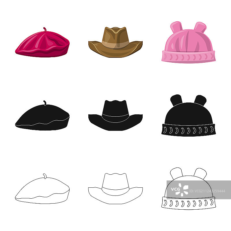 头饰和帽子标志图片素材