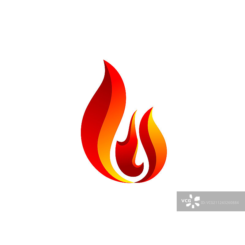 火焰标志符号图标设计图片素材