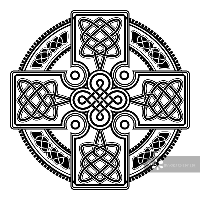 凯尔特十字架图片素材