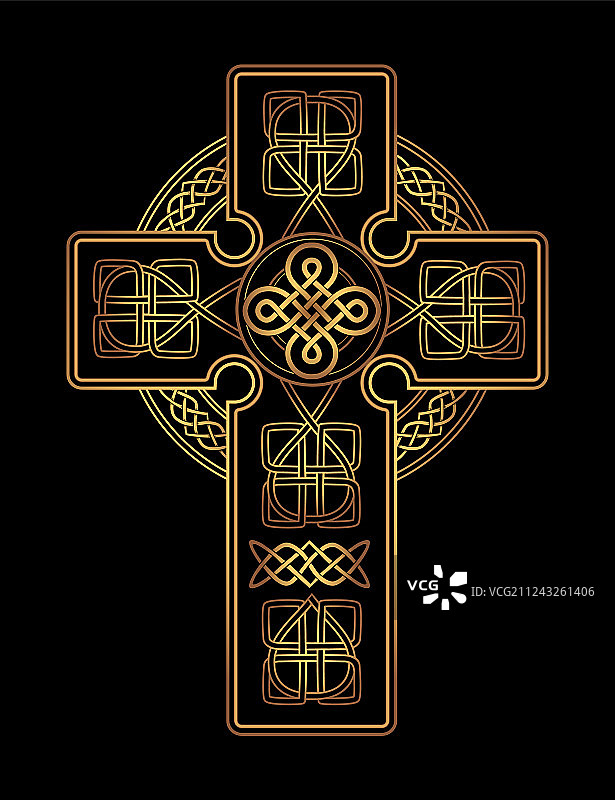 凯尔特十字架图片素材