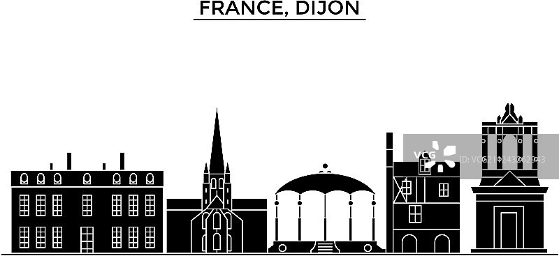 法国勃艮第-弗朗什-孔泰大区第戎图片素材