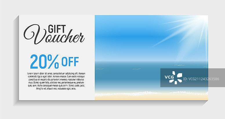 礼品券模板背景图片素材