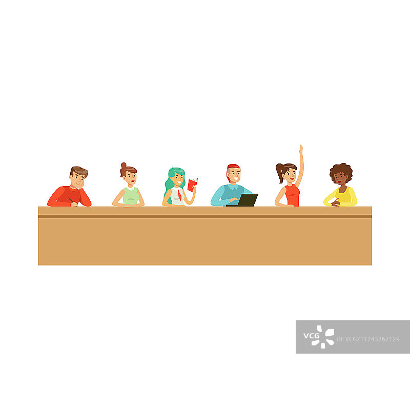 大学课堂上听讲座的学生图片素材