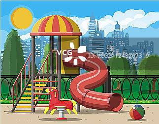 儿童乐园幼儿园全景图片素材