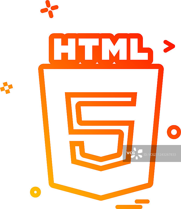 HTML 5图标设计图片素材