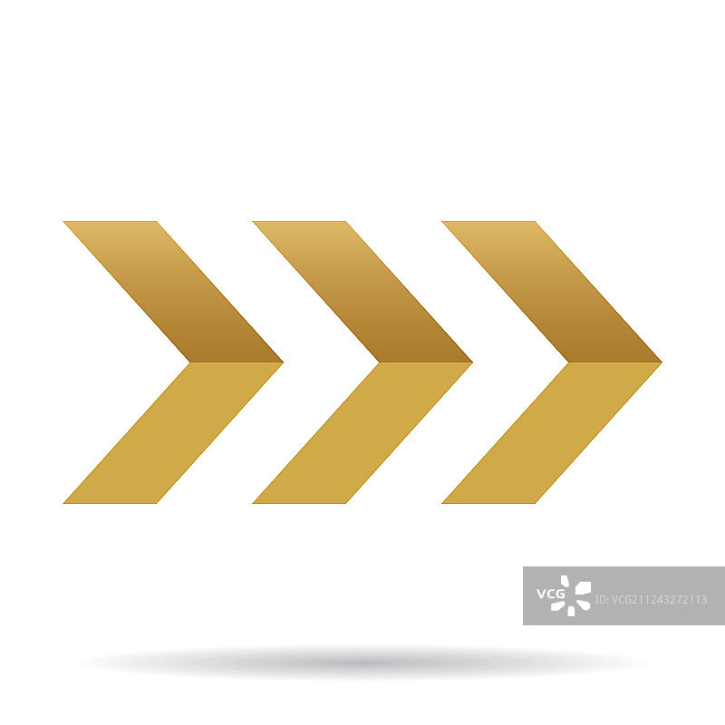 流行的抽象锯齿形金色V形堆叠图案图片素材