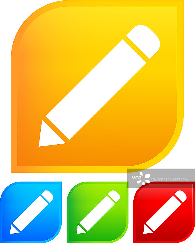 铅笔图标合集图片素材