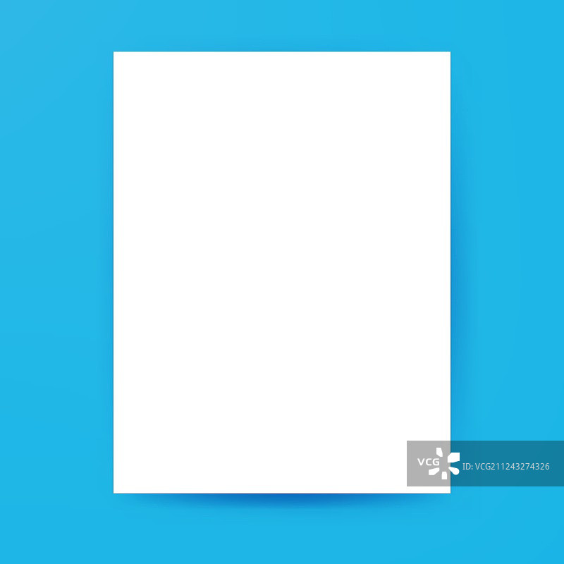 白色海报样机图片素材