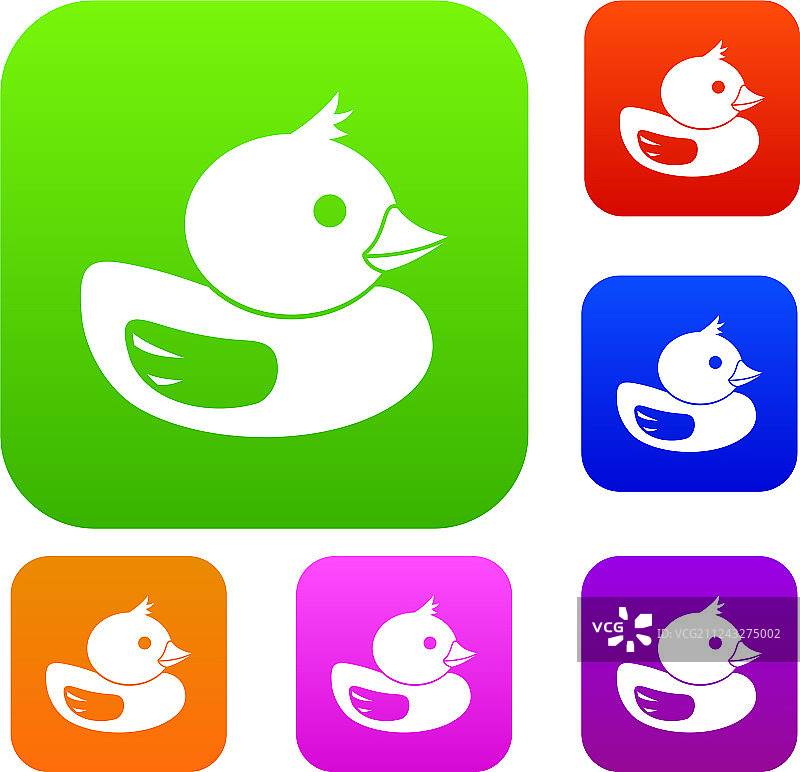 鸭子合集图片素材