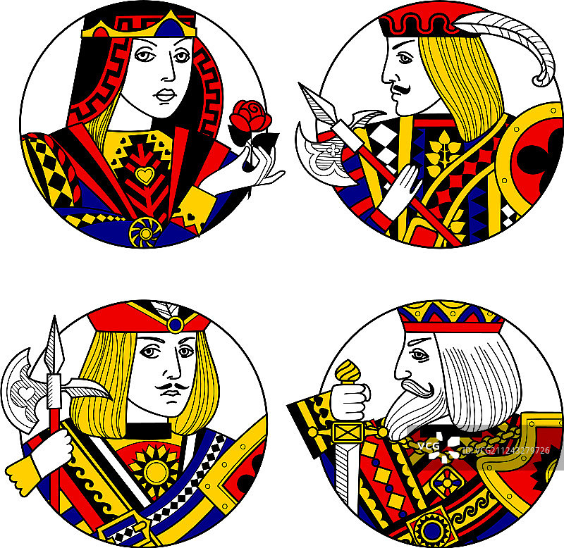 纸牌角色图片素材