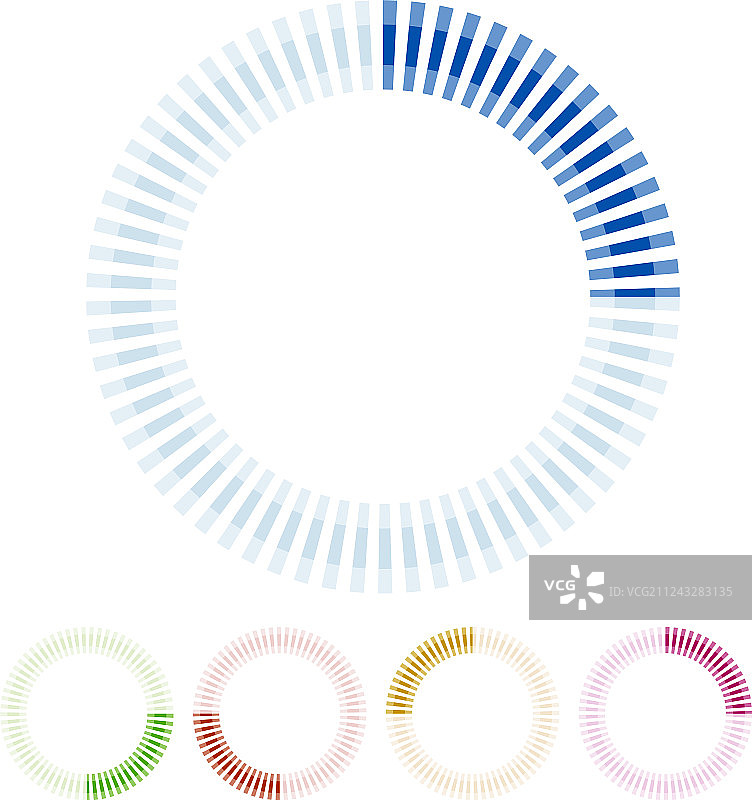 预加载圆形分段圆图片素材