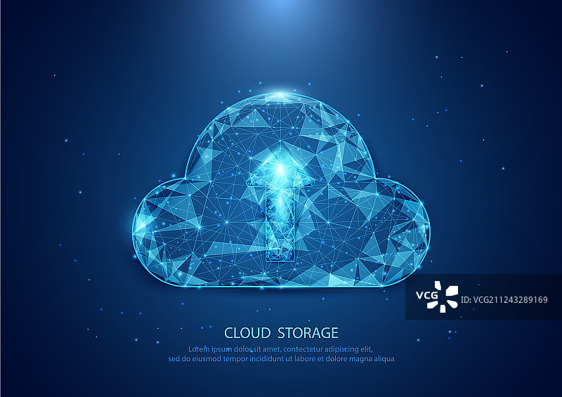 星空科技抽象云图片素材