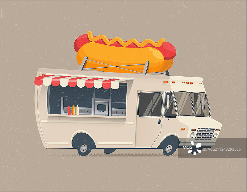 热狗餐车图片素材