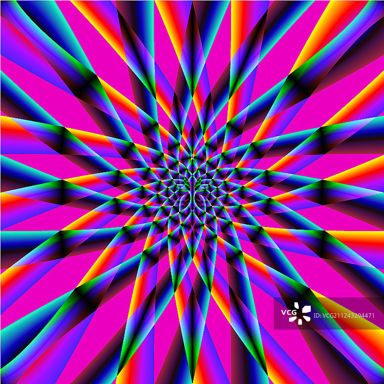 彩虹色迷幻图案图片素材