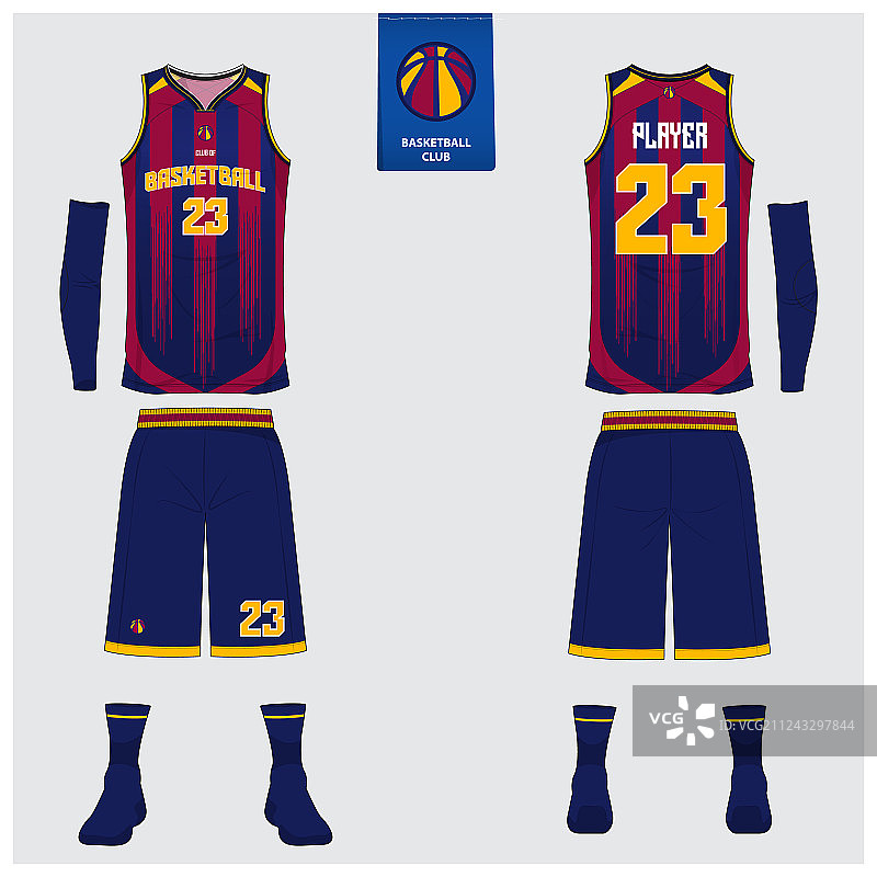 篮球服模板设计图片素材