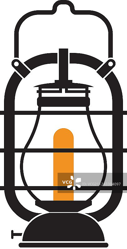 露营灯笼或煤气灯图片素材