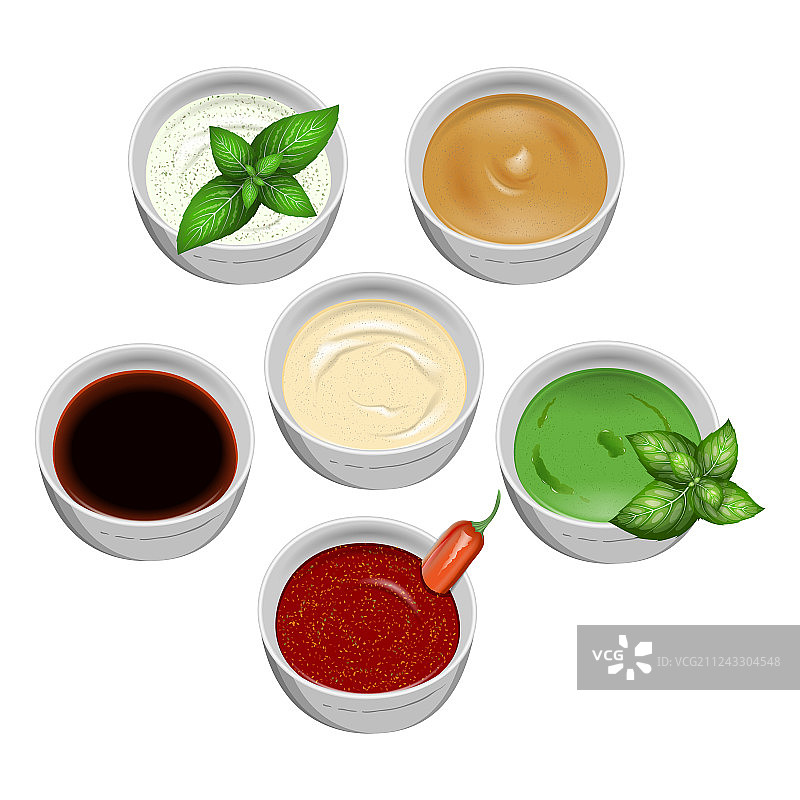 美味新鲜酱汁鱼肉白色背景图片素材