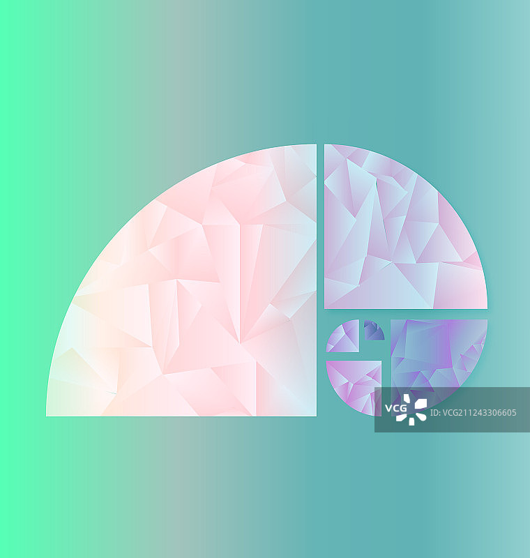 斐波那契螺旋图片素材