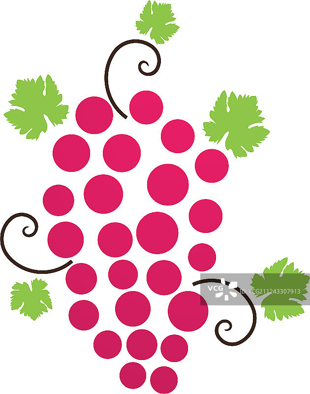 紫色和绿色葡萄图片素材