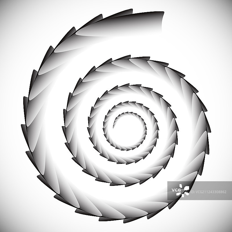 抽象旋转扭曲图形与旋转图片素材