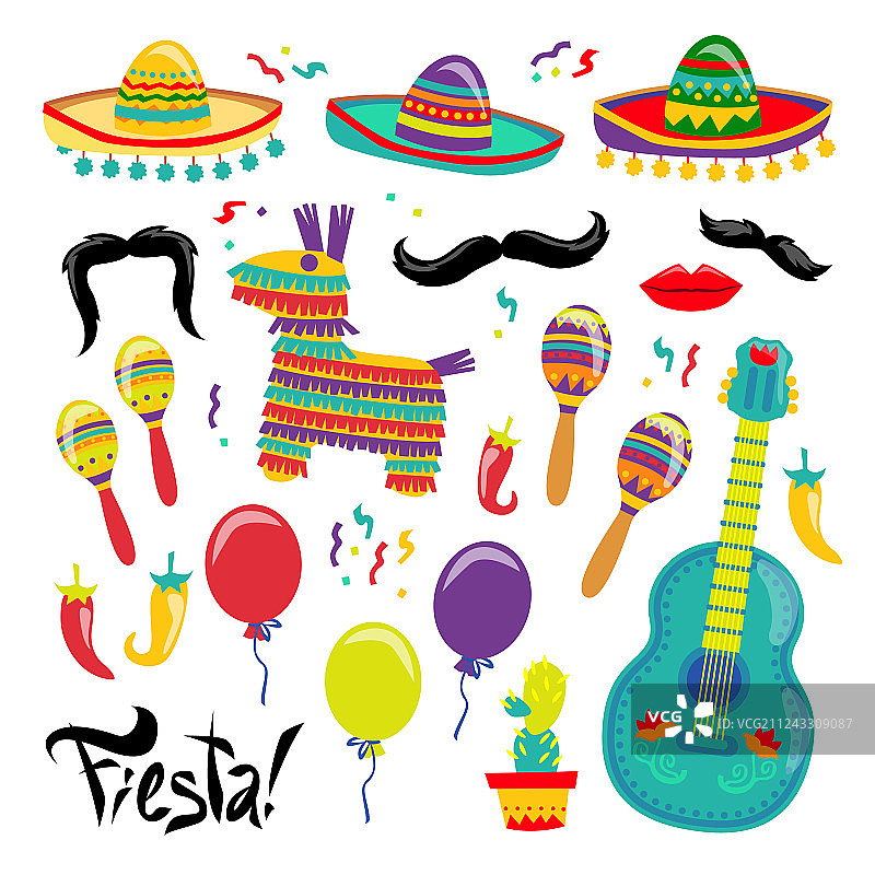 五月五日节庆元素套装图片素材