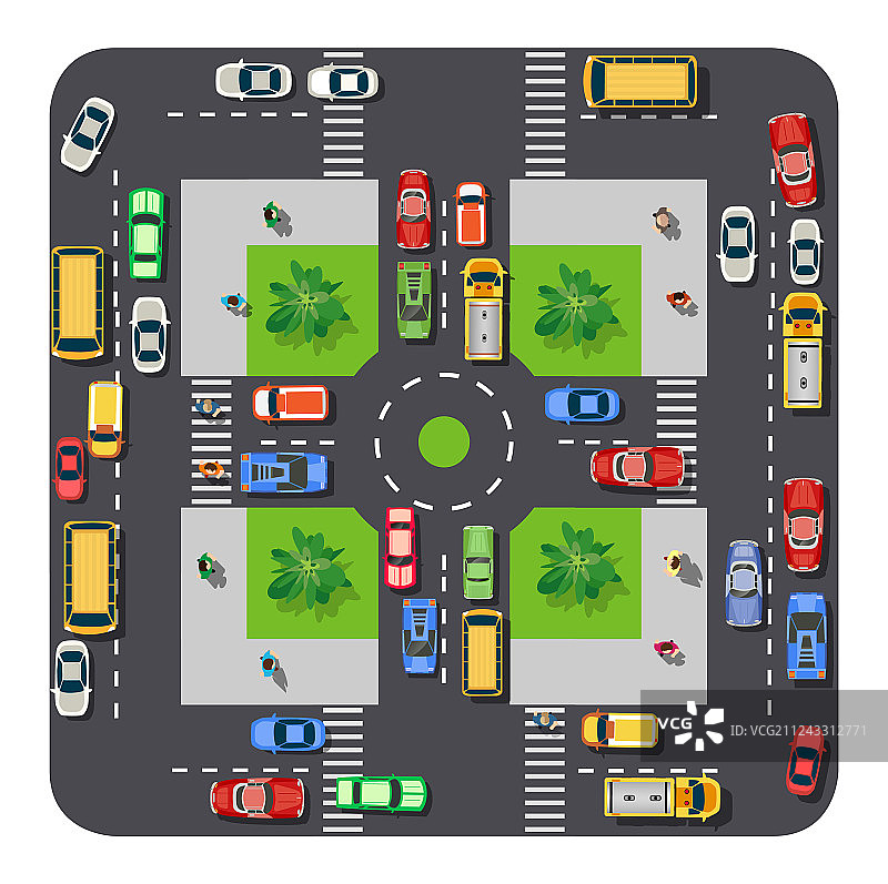 城市地图俯视图图片素材