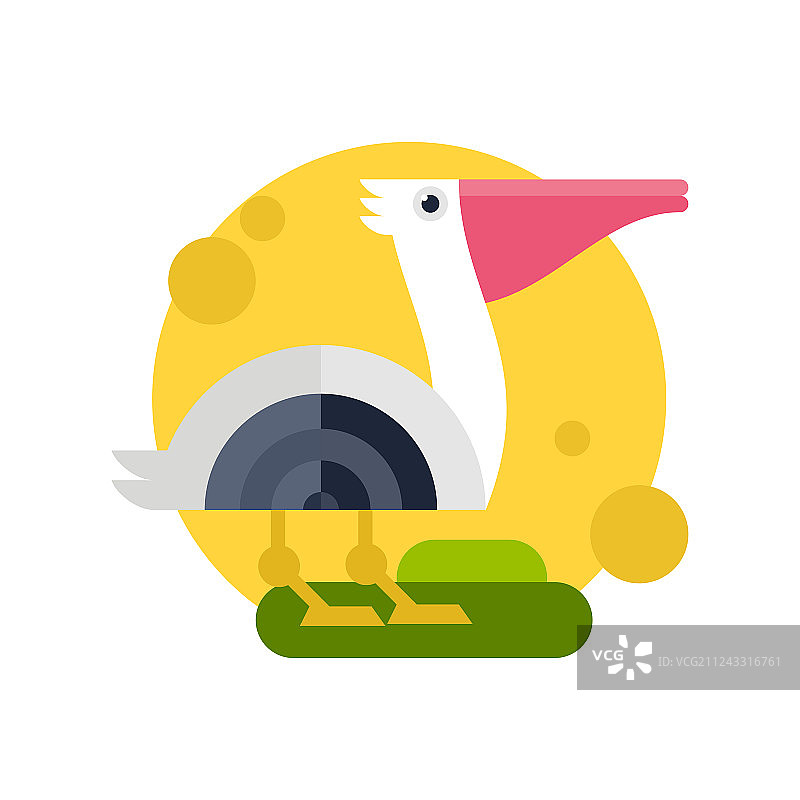 扁平风格小鸟图片素材