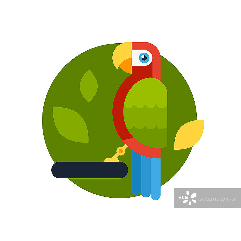 扁平风格小鸟图片素材