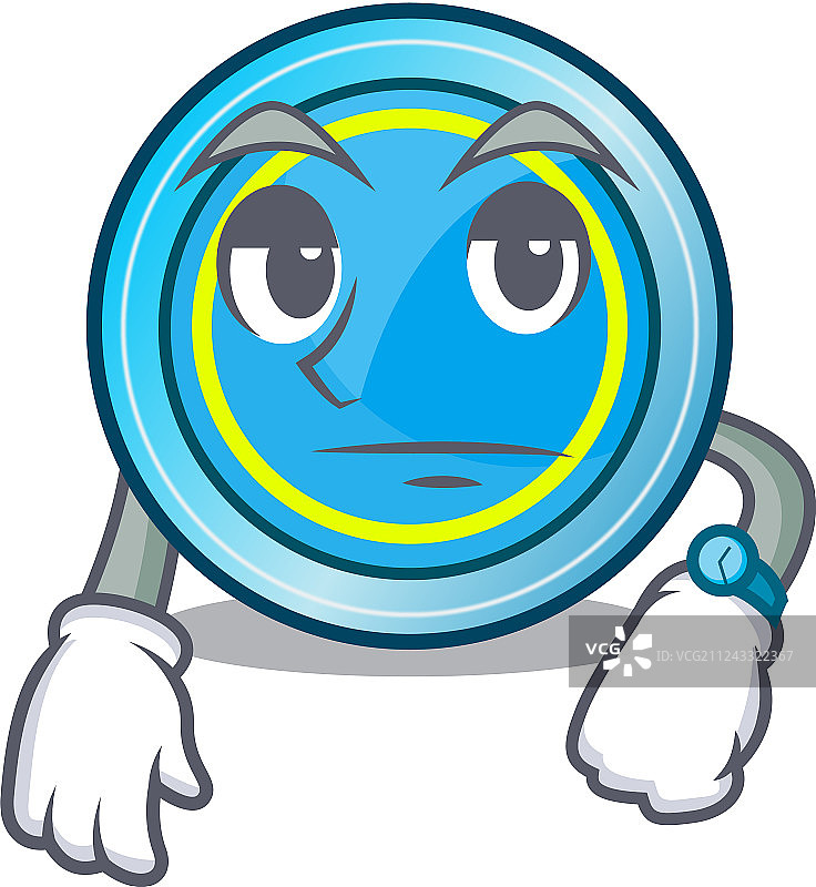 等待飞盘和卡通木桌图片素材