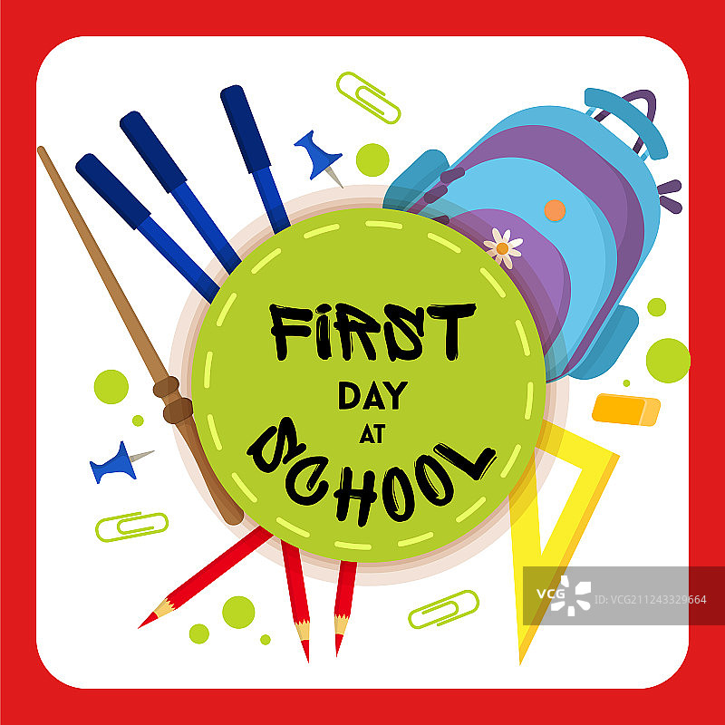 欢迎返校标签徽章图片素材