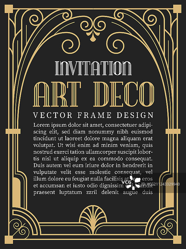 复古风装饰艺术边框图片素材