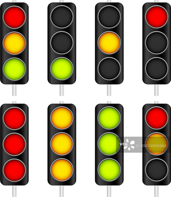 交通信号灯合集图片素材