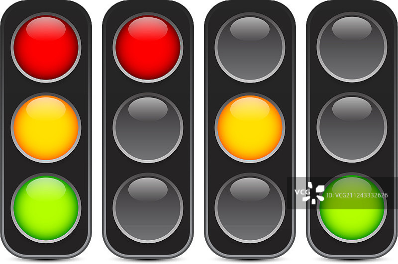 交通信号灯控制信号图片素材