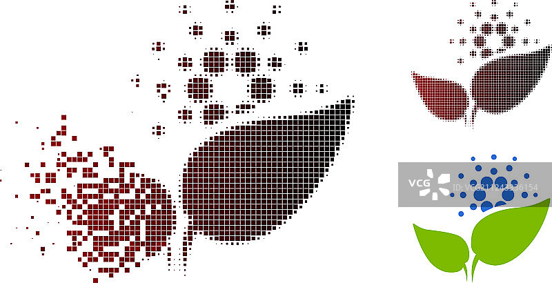 像素碎片光栅卡尔达诺启动萌芽图片素材