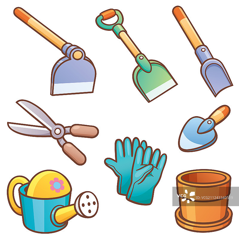 园林工具图片素材